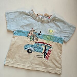 BT Kids Beach Adventure Kids Applique T-Shirt 18M